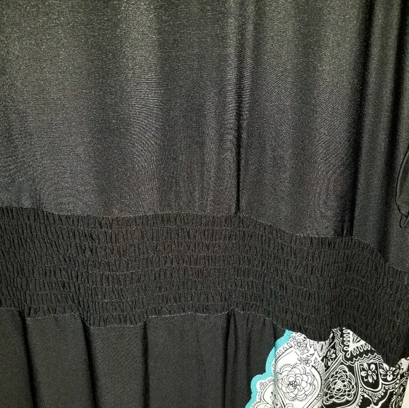 Black Stretch Knit Dress - Picture 4 of 4